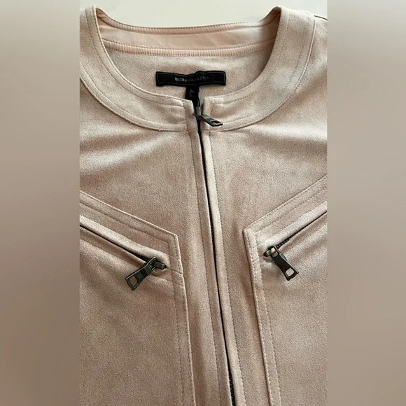 BCBGMaxAzria Blush Midi Dress with 3/4 Sleeves - Picture 5 of 12